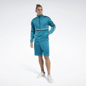 Kurtka Męskie Reebok Workout Ready Turkusowe PL 73BLKZF